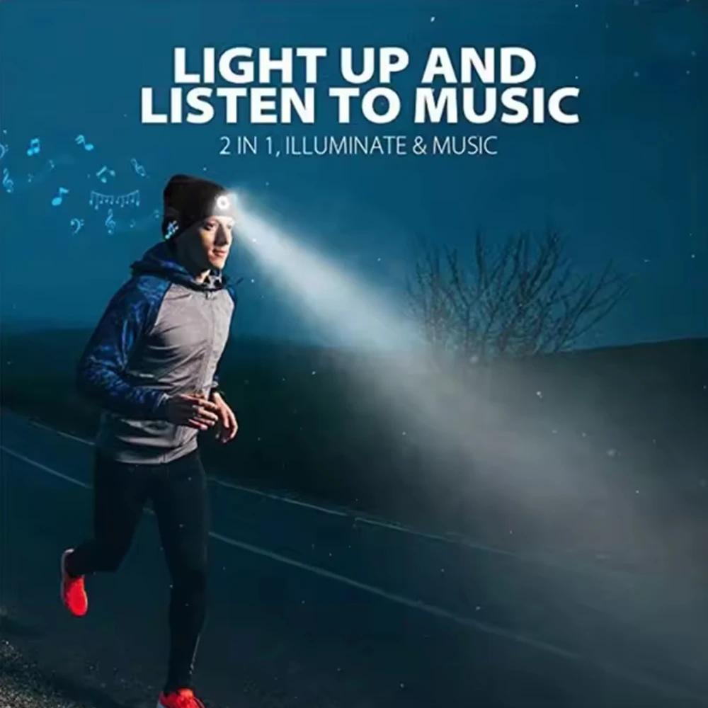 Bluetooth Headset On Ear - Niezawodna, inteligentna czapka z słuchawkami, słuchawki