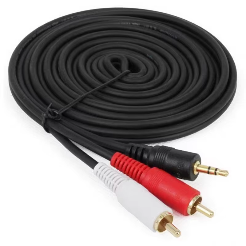 Audio Splitter Y - Kabel rozdzielający Y-kształtny, odpowiedni do PC