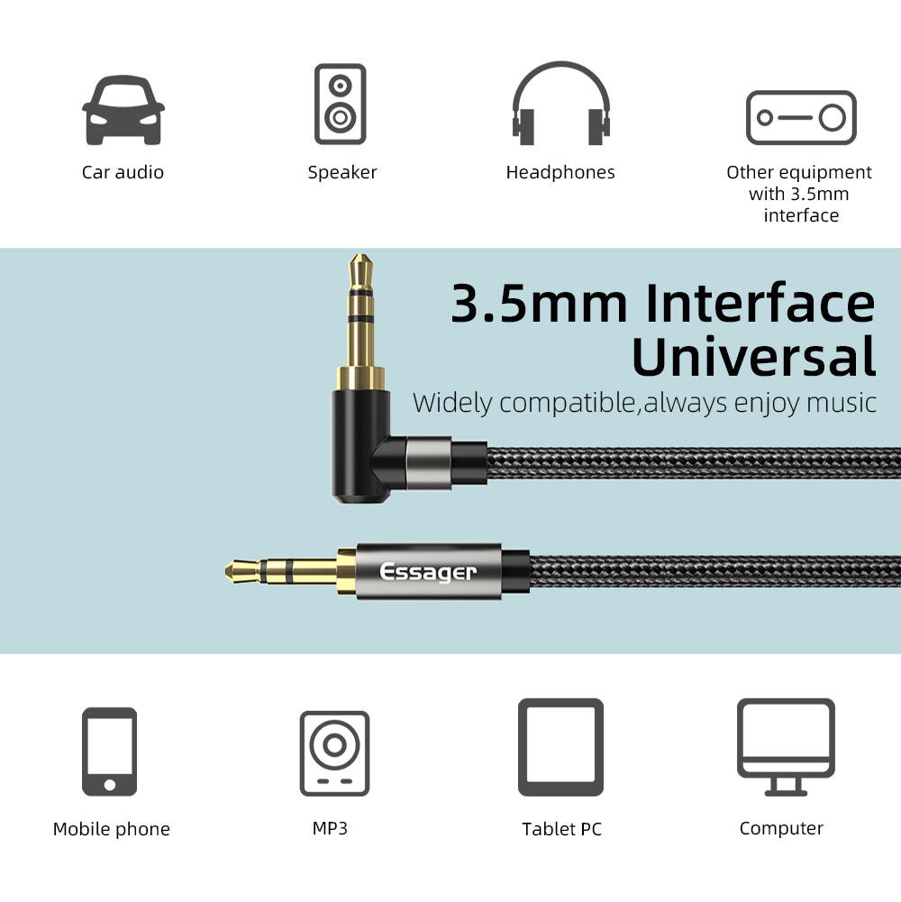 Essager Przedłużacz Aux 3,5 mm – Cable Extension 3.5 recenzja i cena
