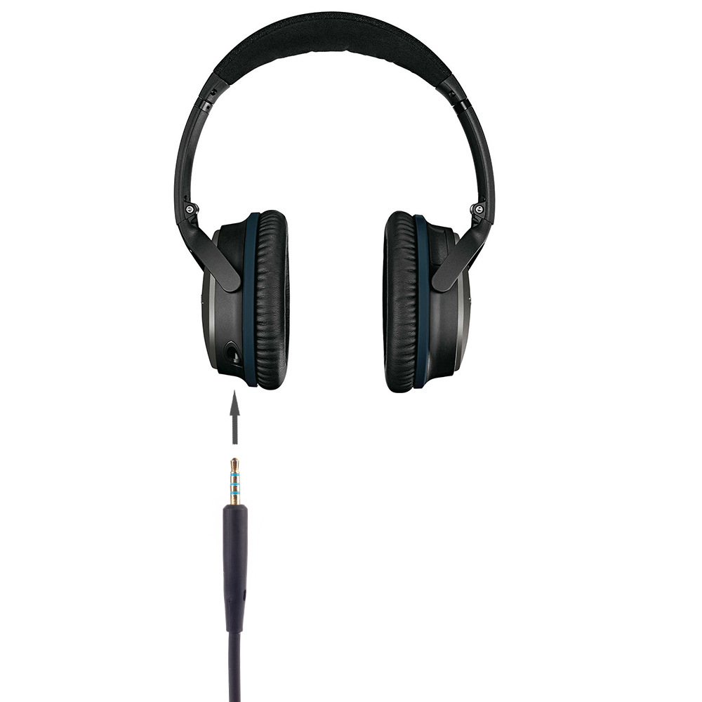 Zapasowe kable 2,5 mm do 3,5 m – Bose Headphone Qc45 recenzja i cena