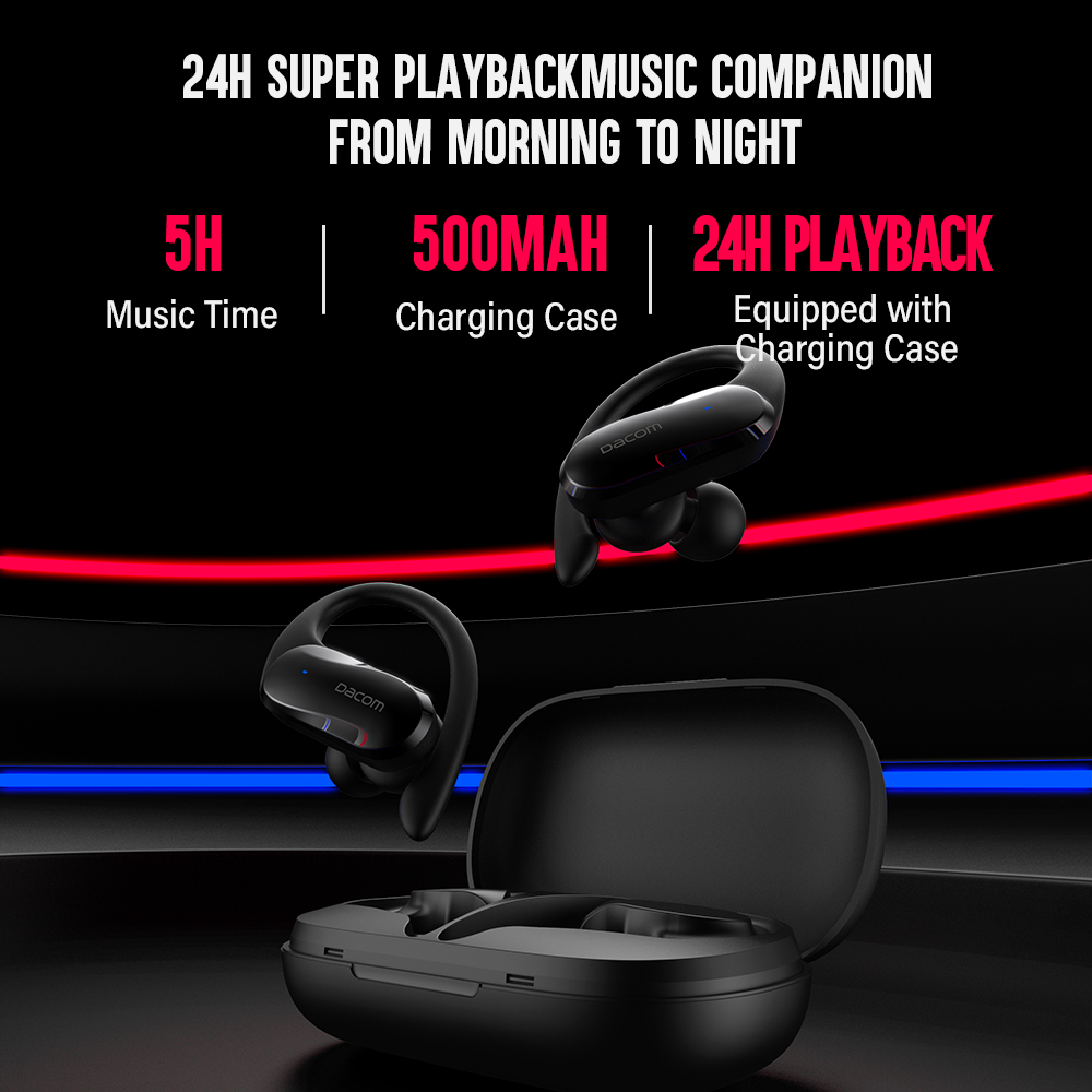 DACOM L19 TWS słuchawki Blueto – Sports Earphone Hook recenzja i cena