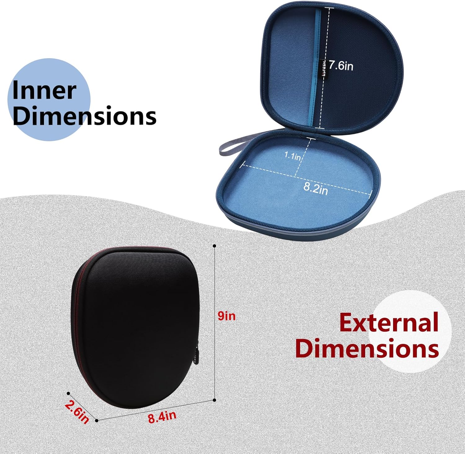 Etui LTGEM kompatybilne ze słu – Headphone Case Hard recenzja i cena